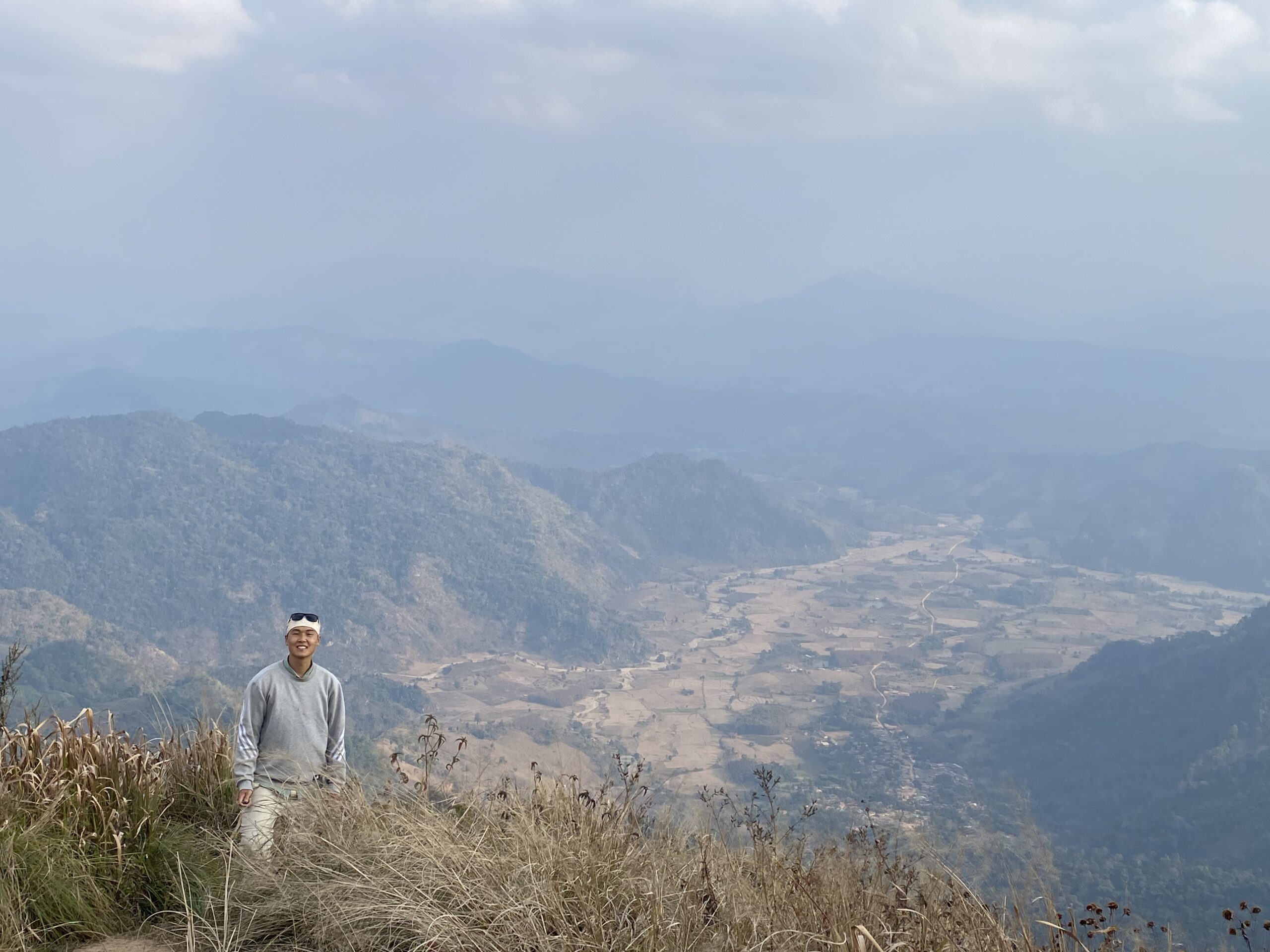 View from the top of Fu Chi Fa in Thailand