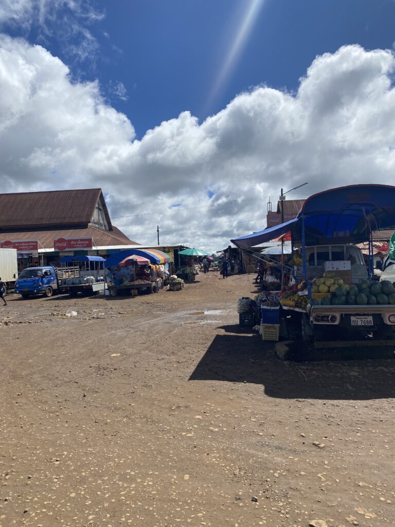 Paksong Markets on the Pakse Loop, Laos