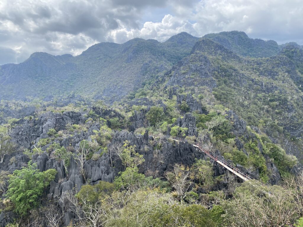 View from Pha Katai Viewpoint on the Thakhek Loop